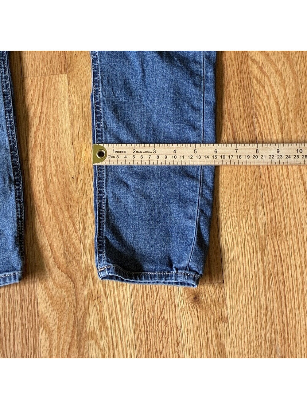 Miss Me Blue Mid-Rise Super Skinny Stretch Jeans Women’s Size 27 Pants Y2K Denim - Picture 7 of 8